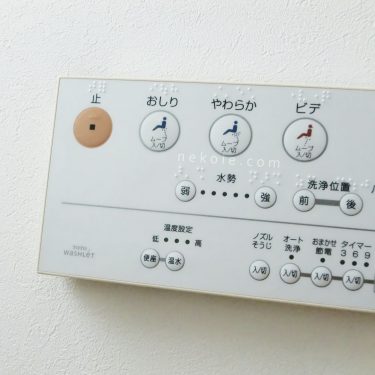 夏の、トイレの節電。